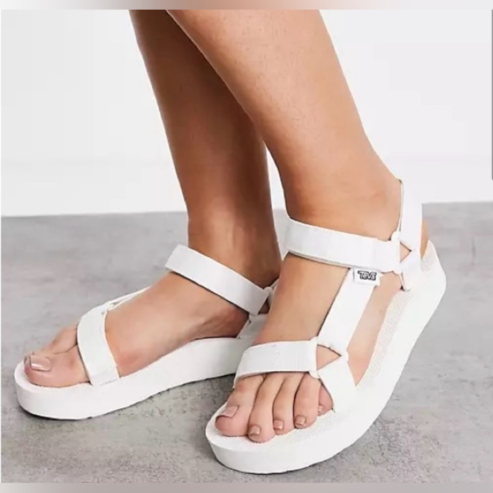 TEVA Midform Universal White Sandals